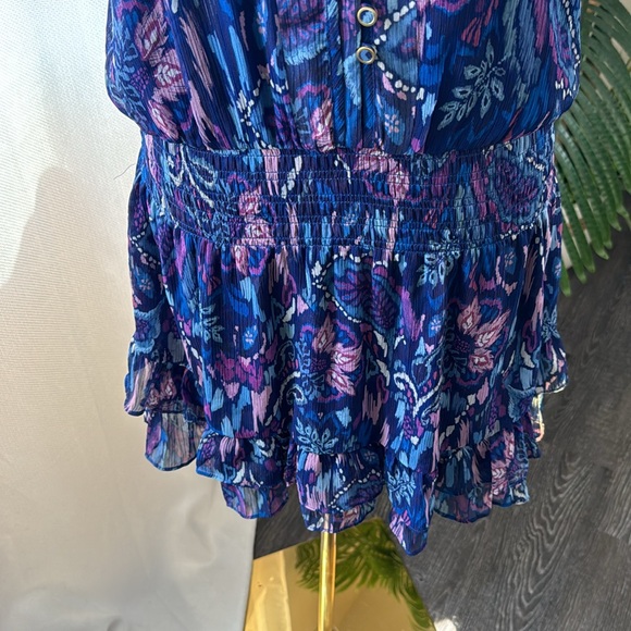 Ramy Brook Lola Printed Ruffle Dress, size X-Small, $445 - Picture 10 of 10